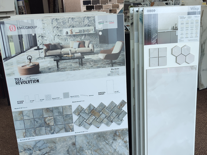 Caron's House Of Carpet Product Display: Tile